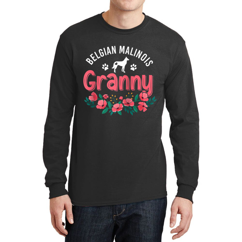 Malinois Granny Dog Gifts Women Belgian Malinois Dog Lover Raglan Base Long Sleeve Shirts by cm-arts | Artistshot