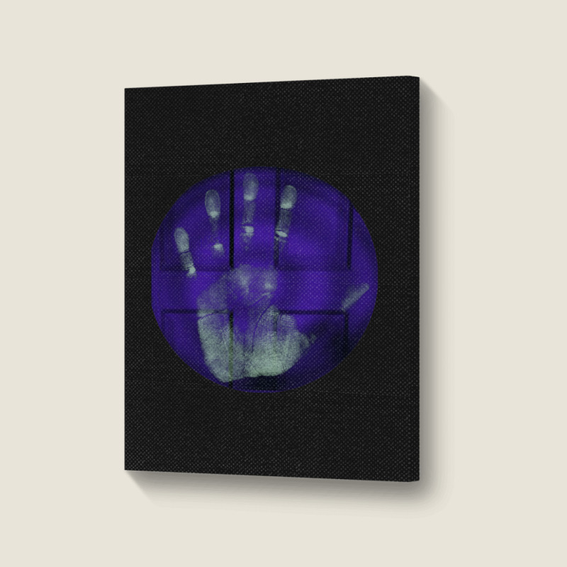 Phasmophobia Fingerprints 2 Portrait Canvas Print by cm-arts | Artistshot