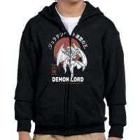 Demon Lord Youth Zipper Hoodie | Artistshot