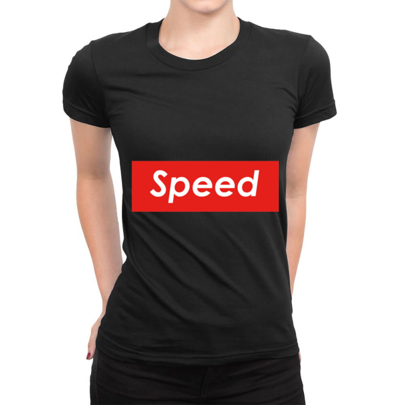 Speed Ladies Fitted T-Shirt by cm-arts | Artistshot