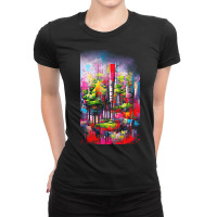 Forest T  Shirtcolorful Forest T  Shirt Ladies Fitted T-shirt | Artistshot