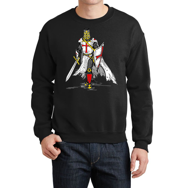 Warrior Of God Crusader Knight Templar T Shirt Crewneck Sweatshirt | Artistshot