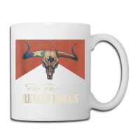 Ram Ranch Really Rocks Vintage Bull Skull Western Country Tank Top Coffee Mug | Artistshot