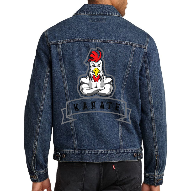 Strong Rooster Karate Martial Arts Fighter T Shirt Men Denim Jacket by cm-arts | Artistshot