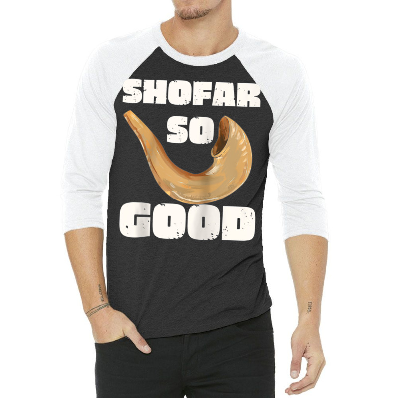 Rosh Hashanah Shofar So Good Jewish New Year Raglan Baseball Tee 3/4 Sleeve Shirt | Artistshot