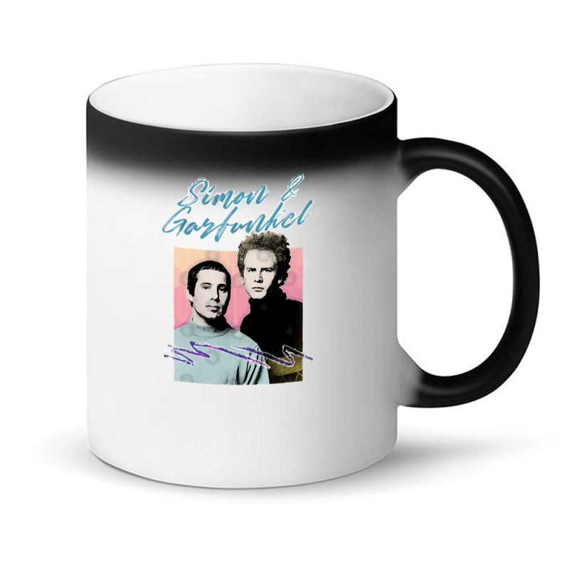 Simon Amp Garfunkel Retro Aesthetic Design Magic Mug | Artistshot