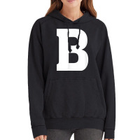 Letter B Capital Letter Alphabet Vintage Hoodie | Artistshot