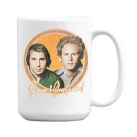 Simon Amp Garfunkel Retro Style Fan Design 15 Oz Coffee Mug | Artistshot