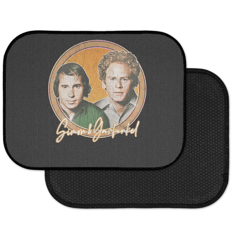 Simon Amp Garfunkel Retro Style Fan Design Rear Car Mat | Artistshot