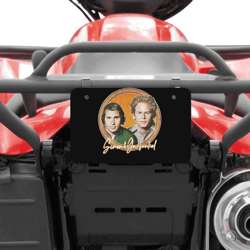 Simon Amp Garfunkel Retro Style Fan Design Atv License Plate | Artistshot