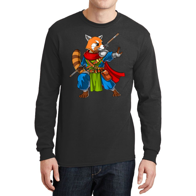 Red Panda Bear Ninja Samurai Warrior Funny Kung Fu Boys Kids Long Sleeve Shirts by Frank J Mitchell | Artistshot