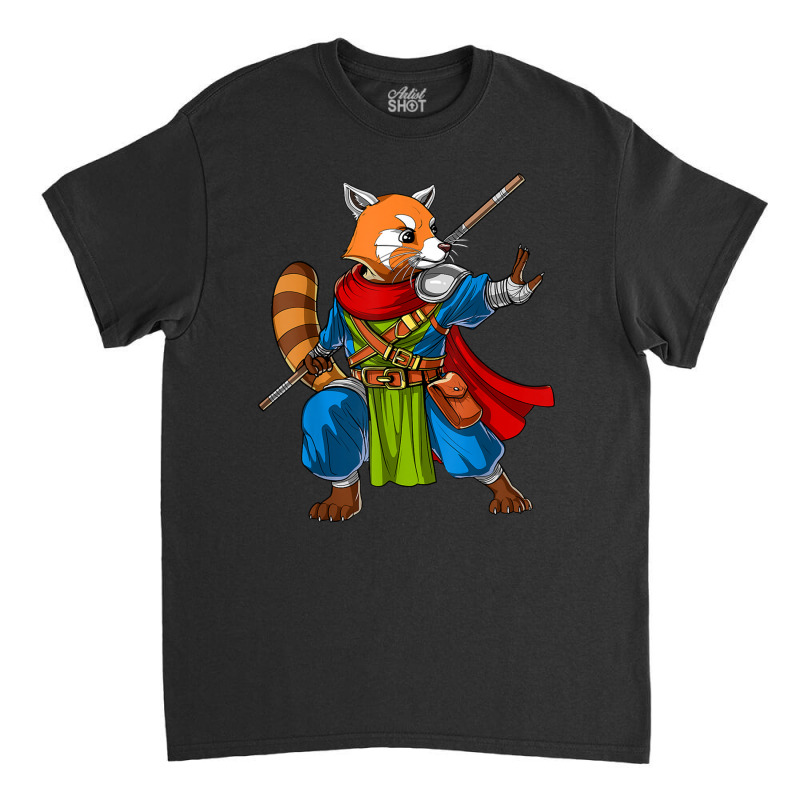 Red Panda Bear Ninja Samurai Warrior Funny Kung Fu Boys Kids Classic T-shirt by Frank J Mitchell | Artistshot