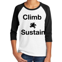 Bouldering Climb Hiking Mountains Youth 3/4 Sleeve | Artistshot