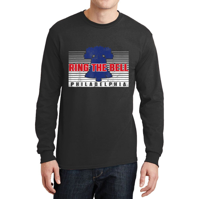 Vintage Philly Ring The Bell Philadelphia Baseball T Shirt Long Sleeve Shirts | Artistshot