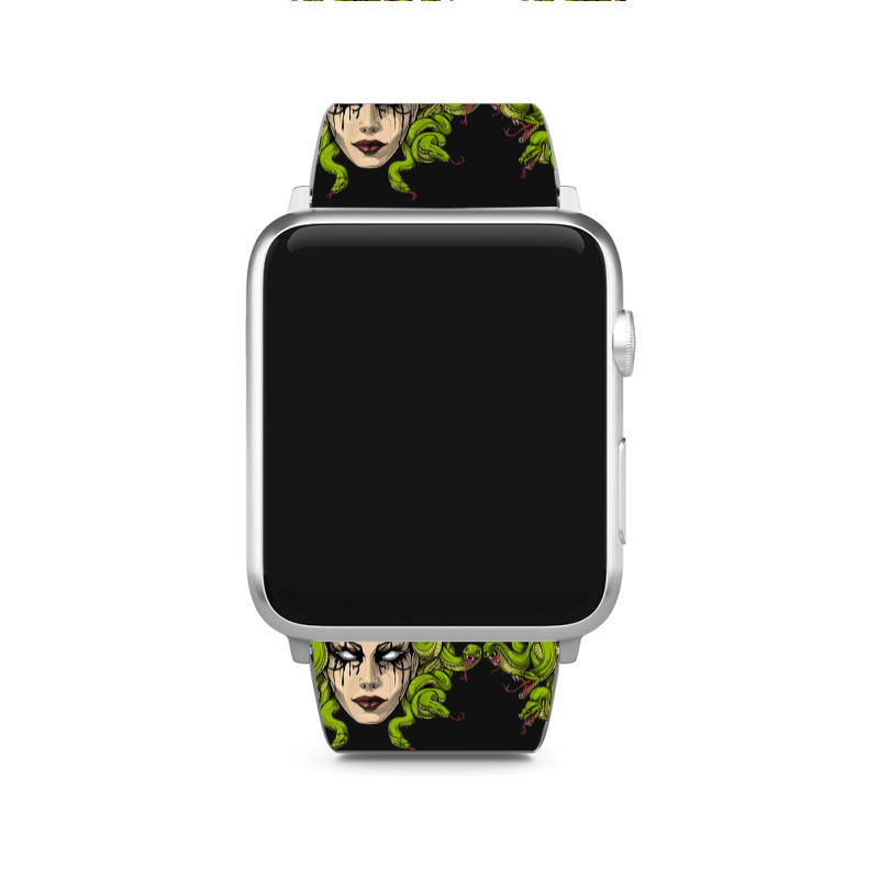 Medusa Greek Goddess Snakes Ancient Greece Mythology Gothic Apple Watch Band | Artistshot