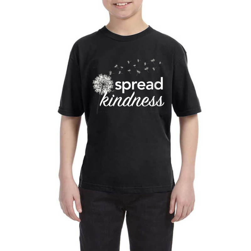 Womens Spread Kindness Dandelion V Neck T Shirt Youth Tee by cm-arts | Artistshot