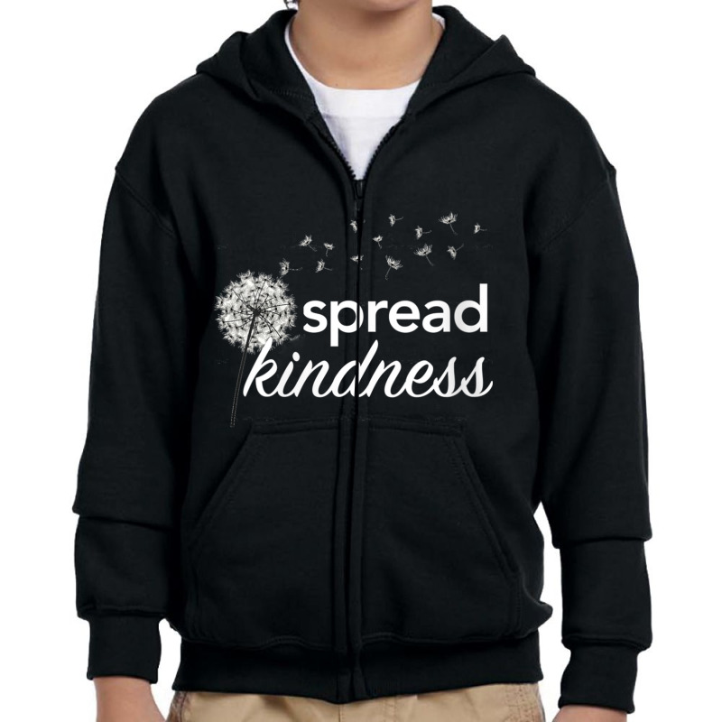 Womens Spread Kindness Dandelion V Neck T Shirt Youth Zipper Hoodie by cm-arts | Artistshot