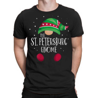 Womens St. Petersburg Gnome Family Matching Christmas Pajamas V Neck T T-shirt | Artistshot