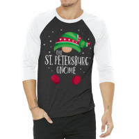 Womens St. Petersburg Gnome Family Matching Christmas Pajamas V Neck T 3/4 Sleeve Shirt | Artistshot