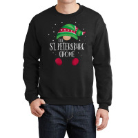 Womens St. Petersburg Gnome Family Matching Christmas Pajamas V Neck T Crewneck Sweatshirt | Artistshot