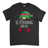 Womens St. Petersburg Gnome Family Matching Christmas Pajamas V Neck T Classic T-shirt | Artistshot