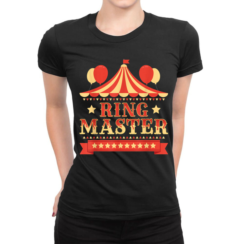 Ringmaster  Circus Birthday Party Circus Costume Ladies Fitted T-Shirt by JohannaMay | Artistshot