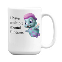 Bibble Mental Illness Rights 15 Oz Coffee Mug | Artistshot