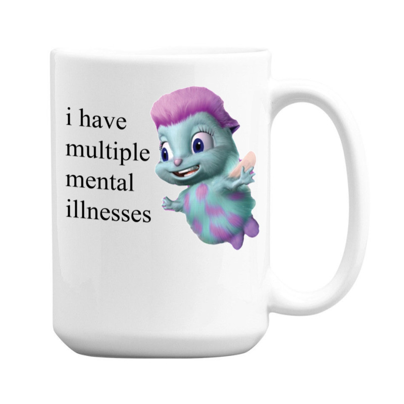 Bibble Mental Illness Rights 15 Oz Coffee Mug | Artistshot