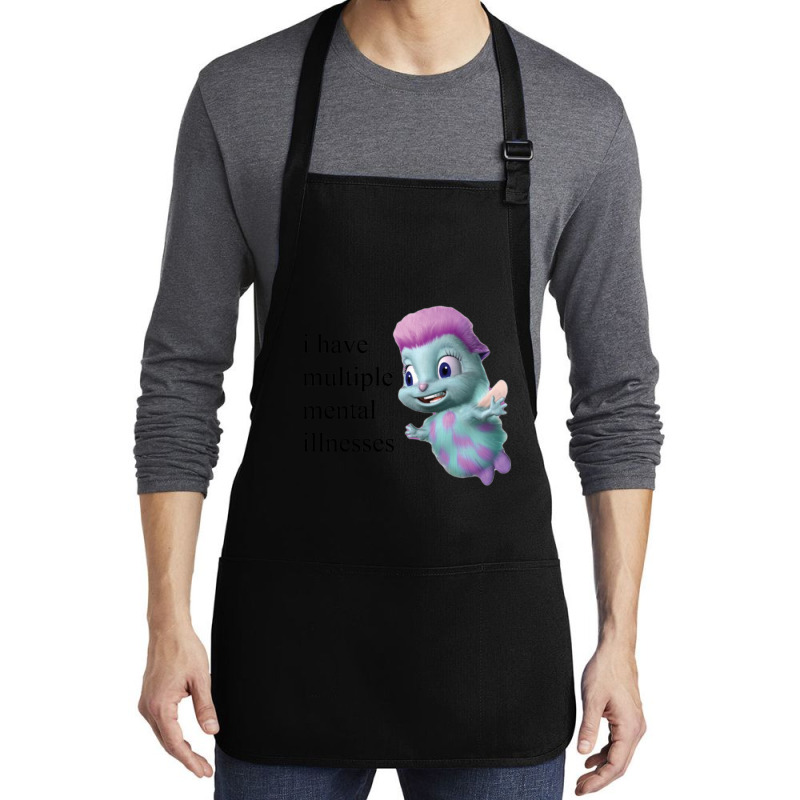 Bibble Mental Illness Rights Medium-length Apron | Artistshot