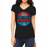 Still Game Two Pints Prick Gift Gift Women's V-neck T-shirt | Artistshot