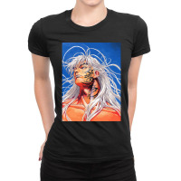 Bastard 90s Anime Ladies Fitted T-shirt | Artistshot