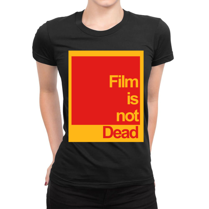 Film Is Not Dead Ladies Fitted T-Shirt by cm-arts | Artistshot