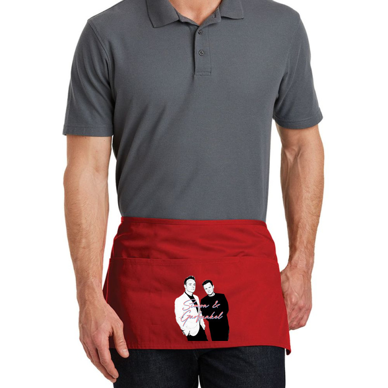 Simon Amp Garfunkel Ant Amp Dec 80s Style Parody Design Waist Apron | Artistshot