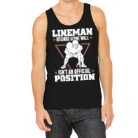 American Football Stone Wall Lineman Position Tank Top | Artistshot