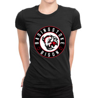 Basingstoke Bison Ice Hockey Ladies Fitted T-shirt | Artistshot