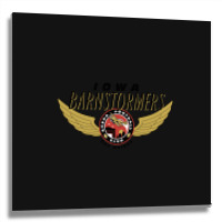 Iowa Barnstormers Long Metal Print Square | Artistshot