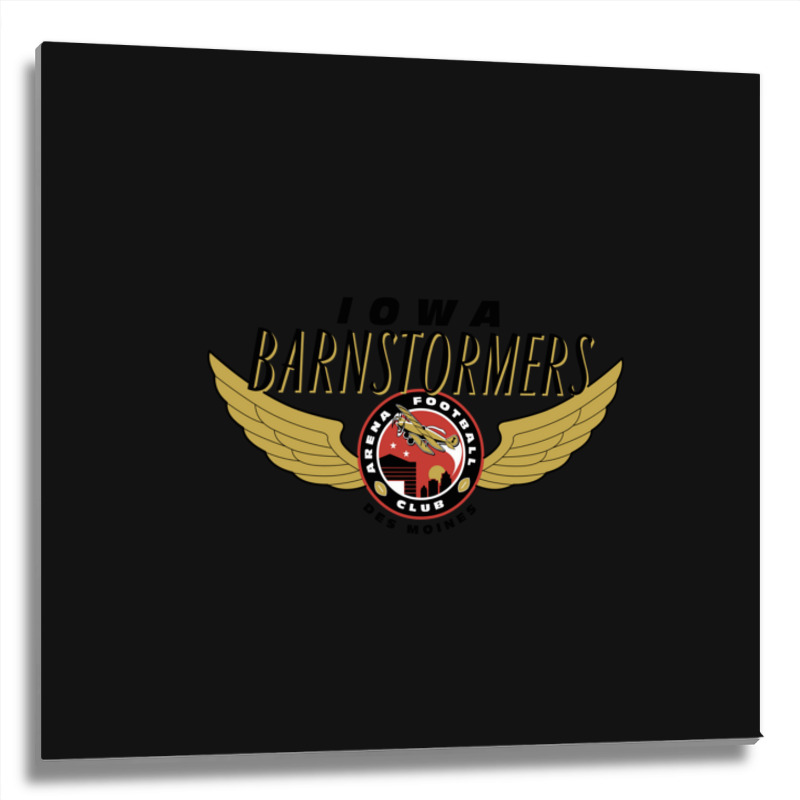 Iowa Barnstormers Long Metal Print Square | Artistshot