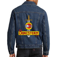 Bonestorm - Simpsons Game Funny Men Denim Jacket | Artistshot