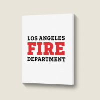 Lafd Los Angeles Fire Department Portrait Canvas Print | Artistshot