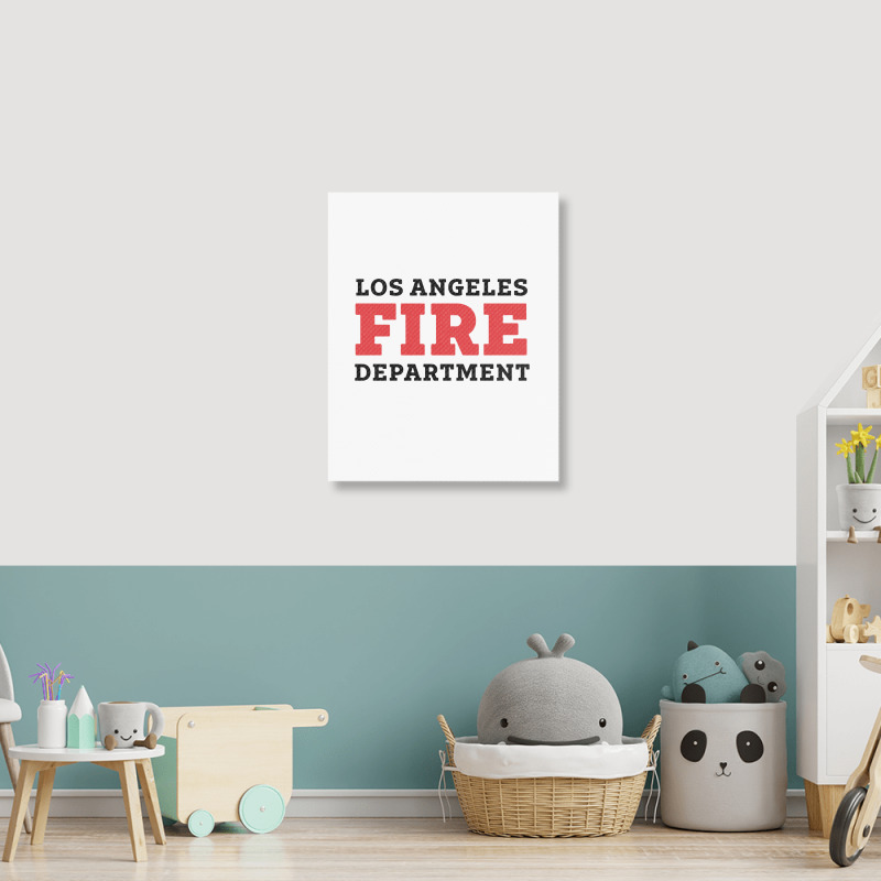 Lafd Los Angeles Fire Department Portrait Canvas Print | Artistshot