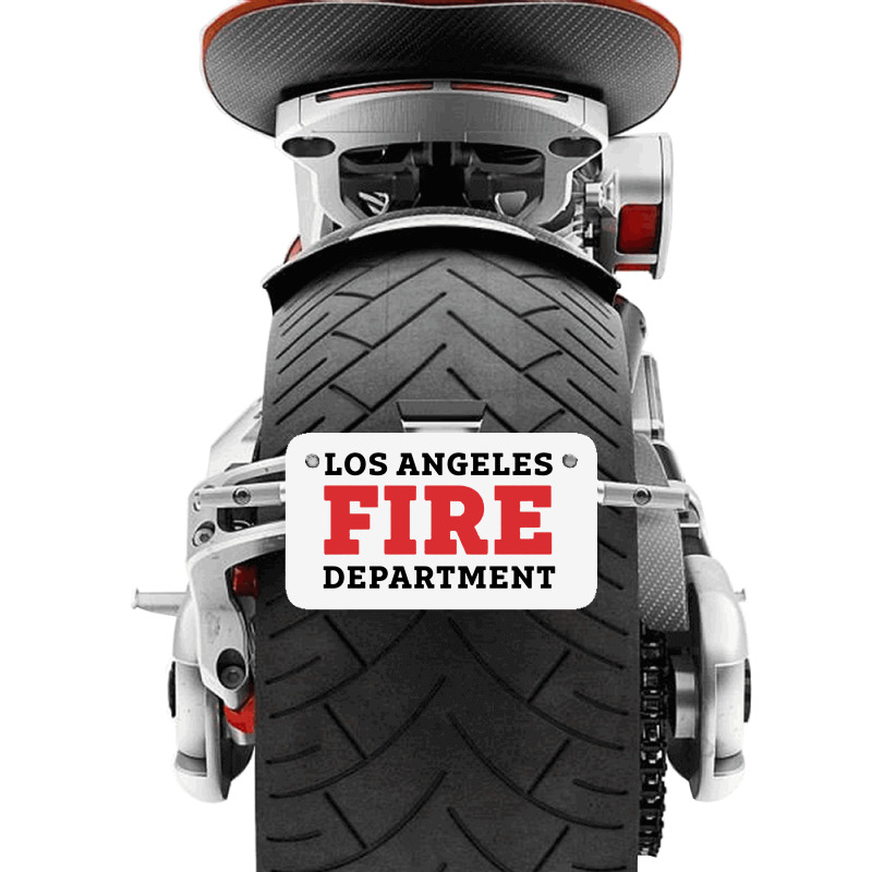 Lafd Los Angeles Fire Department Motorcycle License Plate | Artistshot