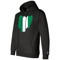 Flag Map Of Nigeria Champion Hoodie | Artistshot