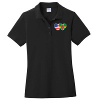 Dominica Usa Flag Tee For Commonwealth Dominican Americans Ladies Polo Shirt | Artistshot