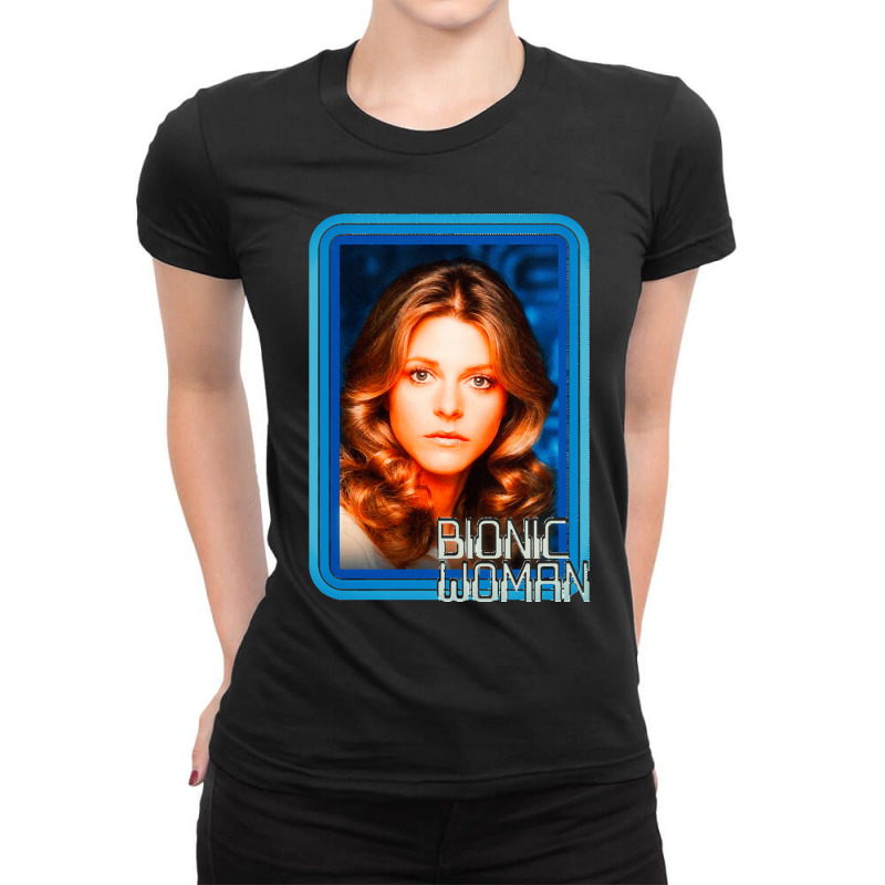 Bionic Woman Ladies Fitted T-Shirt by JAMESDSHARP | Artistshot