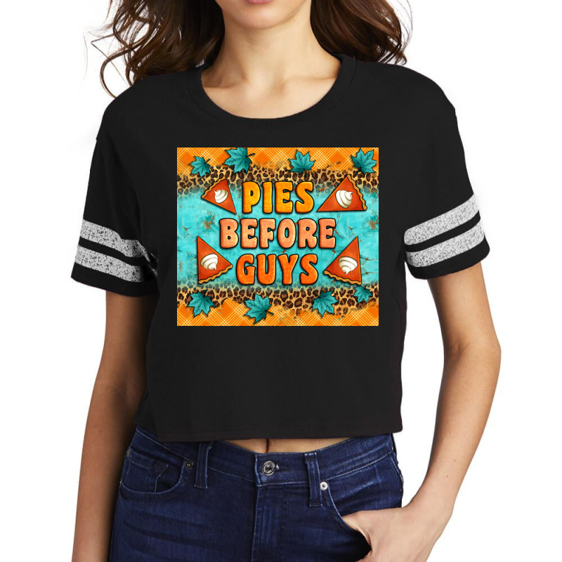 Pies Before Guys Scorecard Crop Tee by Artiststas | Artistshot