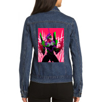 Anime Evangelion Unit 01 Classic Ladies Denim Jacket | Artistshot