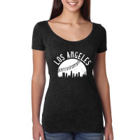 Vintage Los Angeles California Women's Triblend Scoop T-shirt | Artistshot