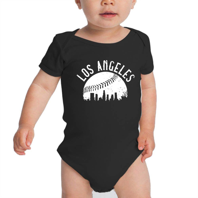 Vintage Los Angeles California Baby Bodysuit by cm-arts | Artistshot