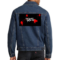 Red White Black Men Denim Jacket | Artistshot