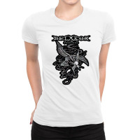 Fight Between Birds Ladies Fitted T-shirt | Artistshot